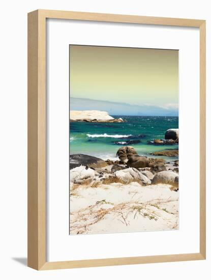 Awesome South Africa Collection - Boulders Beach at Sunset - Cape Town II-Philippe Hugonnard-Framed Photographic Print