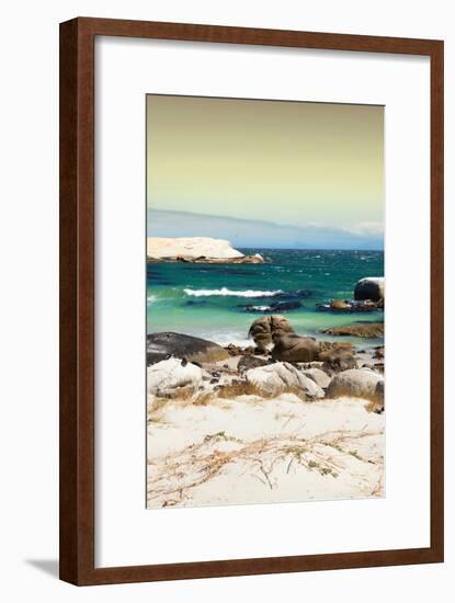 Awesome South Africa Collection - Boulders Beach at Sunset - Cape Town II-Philippe Hugonnard-Framed Photographic Print