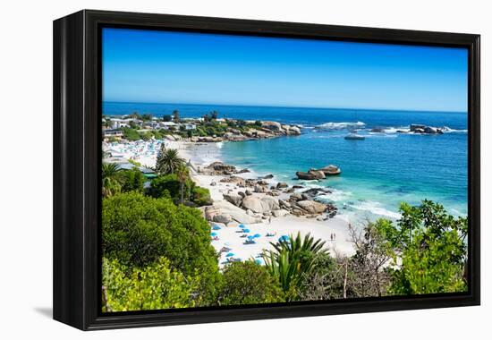 Awesome South Africa Collection - Clifton Beach Cape Town-Philippe Hugonnard-Framed Premier Image Canvas