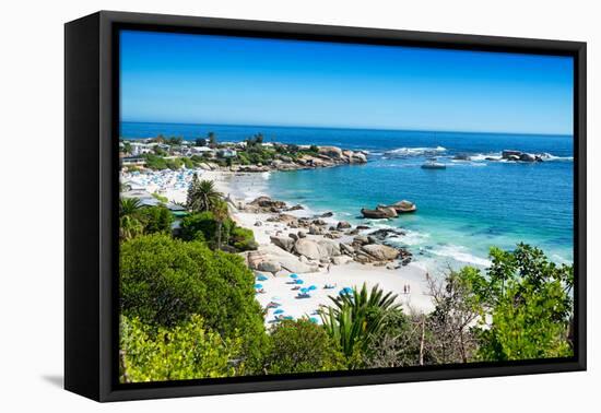 Awesome South Africa Collection - Clifton Beach Cape Town-Philippe Hugonnard-Framed Premier Image Canvas