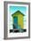 Awesome South Africa Collection - Colorful Beach Hut Cape Town - Lime & Greensea-Philippe Hugonnard-Framed Photographic Print
