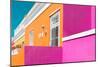 Awesome South Africa Collection - Colorful Houses "Ninety-One" Orange & Pink-Philippe Hugonnard-Mounted Photographic Print
