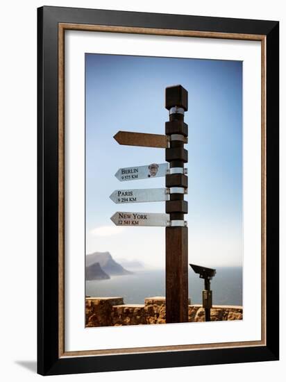 Awesome South Africa Collection - Direction Signs-Philippe Hugonnard-Framed Photographic Print