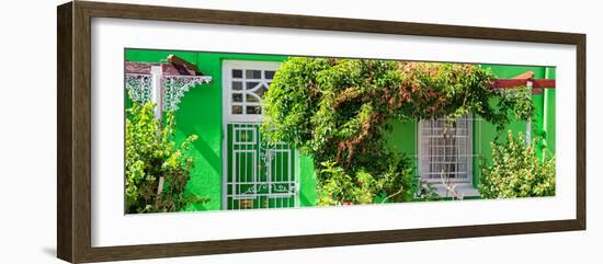 Awesome South Africa Collection Panoramic - Green Bo-Kaap House-Philippe Hugonnard-Framed Photographic Print