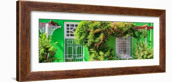 Awesome South Africa Collection Panoramic - Green Bo-Kaap House-Philippe Hugonnard-Framed Photographic Print
