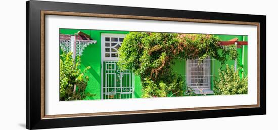 Awesome South Africa Collection Panoramic - Green Bo-Kaap House-Philippe Hugonnard-Framed Photographic Print