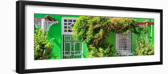 Awesome South Africa Collection Panoramic - Green Bo-Kaap House-Philippe Hugonnard-Framed Photographic Print