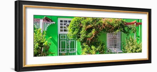 Awesome South Africa Collection Panoramic - Green Bo-Kaap House-Philippe Hugonnard-Framed Photographic Print