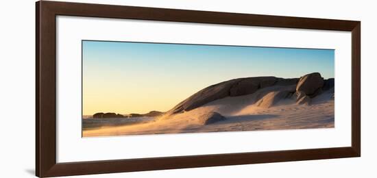 Awesome South Africa Collection Panoramic - Sand Dune at Sunset-Philippe Hugonnard-Framed Photographic Print