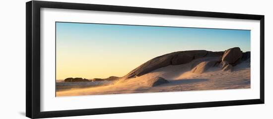 Awesome South Africa Collection Panoramic - Sand Dune at Sunset-Philippe Hugonnard-Framed Photographic Print