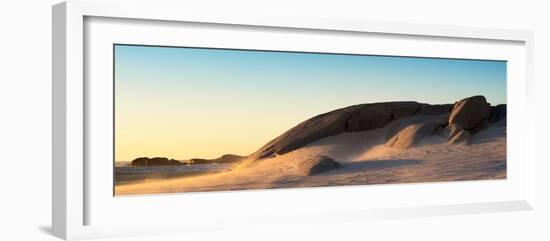 Awesome South Africa Collection Panoramic - Sand Dune at Sunset-Philippe Hugonnard-Framed Photographic Print