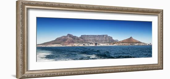 Awesome South Africa Collection Panoramic - Table Mountain - Cape Town-Philippe Hugonnard-Framed Photographic Print