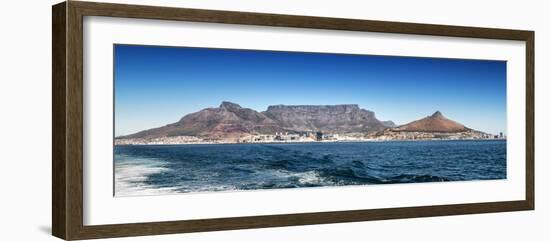 Awesome South Africa Collection Panoramic - Table Mountain - Cape Town-Philippe Hugonnard-Framed Photographic Print