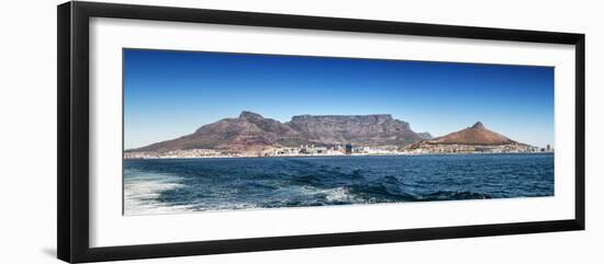 Awesome South Africa Collection Panoramic - Table Mountain - Cape Town-Philippe Hugonnard-Framed Photographic Print