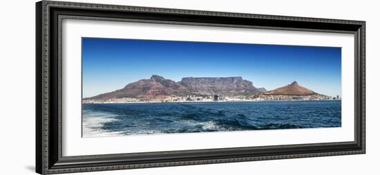 Awesome South Africa Collection Panoramic - Table Mountain - Cape Town-Philippe Hugonnard-Framed Photographic Print