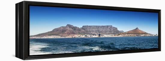 Awesome South Africa Collection Panoramic - Table Mountain - Cape Town-Philippe Hugonnard-Framed Premier Image Canvas