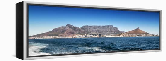 Awesome South Africa Collection Panoramic - Table Mountain - Cape Town-Philippe Hugonnard-Framed Premier Image Canvas