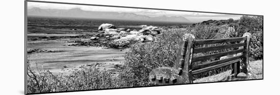 Awesome South Africa Collection Panoramic - View to the Sea B&W-Philippe Hugonnard-Mounted Photographic Print