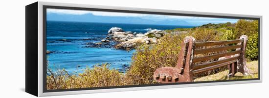 Awesome South Africa Collection Panoramic - View to the Sea II-Philippe Hugonnard-Framed Premier Image Canvas