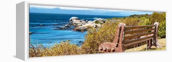 Awesome South Africa Collection Panoramic - View to the Sea II-Philippe Hugonnard-Framed Premier Image Canvas