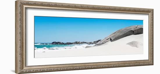 Awesome South Africa Collection Panoramic - White Sand Dune-Philippe Hugonnard-Framed Photographic Print