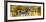 Awesome South Africa Collection Panoramic - Zebra Profile with Yellow Savanna-Philippe Hugonnard-Framed Photographic Print