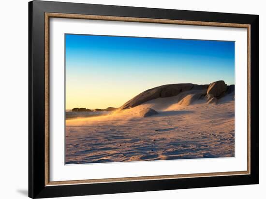 Awesome South Africa Collection - Sand Dune at Sunset-Philippe Hugonnard-Framed Photographic Print