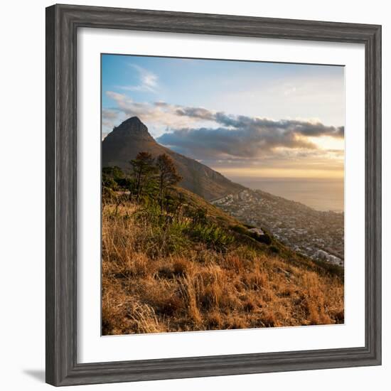 Awesome South Africa Collection Square - Cape Town at Sunset-Philippe Hugonnard-Framed Photographic Print