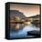 Awesome South Africa Collection Square - Cape Town Harbour and Table Mountain at Sunset-Philippe Hugonnard-Framed Premier Image Canvas