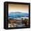 Awesome South Africa Collection Square - Cape Town seen from Robben Island-Philippe Hugonnard-Framed Premier Image Canvas