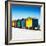 Awesome South Africa Collection Square - Colorful Beach Huts at Muizenberg - Cape Town VI-Philippe Hugonnard-Framed Photographic Print