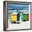 Awesome South Africa Collection Square - Colorful Beach Huts - Cape Town-Philippe Hugonnard-Framed Photographic Print