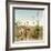 Awesome South Africa Collection Square - Giraffes in Savannah II-Philippe Hugonnard-Framed Photographic Print