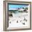 Awesome South Africa Collection Square - Group of Penguins at Boulders Beach III-Philippe Hugonnard-Framed Photographic Print