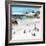 Awesome South Africa Collection Square - Group of Penguins at Boulders Beach III-Philippe Hugonnard-Framed Photographic Print