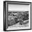 Awesome South Africa Collection Square - Lonely Bench B&W-Philippe Hugonnard-Framed Photographic Print