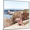 Awesome South Africa Collection Square - Lonely Bench-Philippe Hugonnard-Mounted Photographic Print