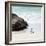 Awesome South Africa Collection Square - Penguin Alone on the Beach-Philippe Hugonnard-Framed Photographic Print