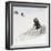 Awesome South Africa Collection Square - Penguin Lovers-Philippe Hugonnard-Framed Photographic Print