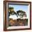 Awesome South Africa Collection Square - Safari Road at Sunrise-Philippe Hugonnard-Framed Photographic Print