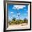 Awesome South Africa Collection Square - Savannah Landscape IV-Philippe Hugonnard-Framed Photographic Print