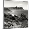 Awesome South Africa Collection Square - South Peninsula Landscape - Cape Town B&W-Philippe Hugonnard-Mounted Photographic Print