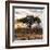 Awesome South Africa Collection Square - Sunrise in Savannah II-Philippe Hugonnard-Framed Photographic Print