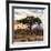 Awesome South Africa Collection Square - Sunrise in Savannah II-Philippe Hugonnard-Framed Photographic Print