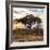 Awesome South Africa Collection Square - Sunrise in Savannah II-Philippe Hugonnard-Framed Photographic Print