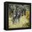 Awesome South Africa Collection Square - Two Common Zebras-Philippe Hugonnard-Framed Premier Image Canvas