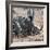 Awesome South Africa Collection Square - Two White Rhinos-Philippe Hugonnard-Framed Photographic Print