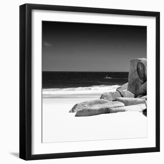 Awesome South Africa Collection Square - White Sandy Beach II-Philippe Hugonnard-Framed Photographic Print