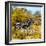 Awesome South Africa Collection Square - Zebra Profile II-Philippe Hugonnard-Framed Photographic Print