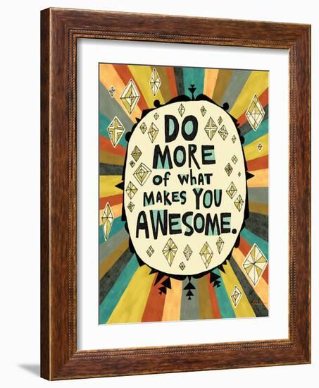 Awesome Words 1-Richard Faust-Framed Art Print